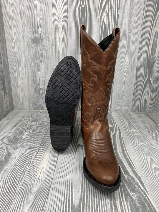 Men's Old West Brown Cowboy Boot - TBM3012