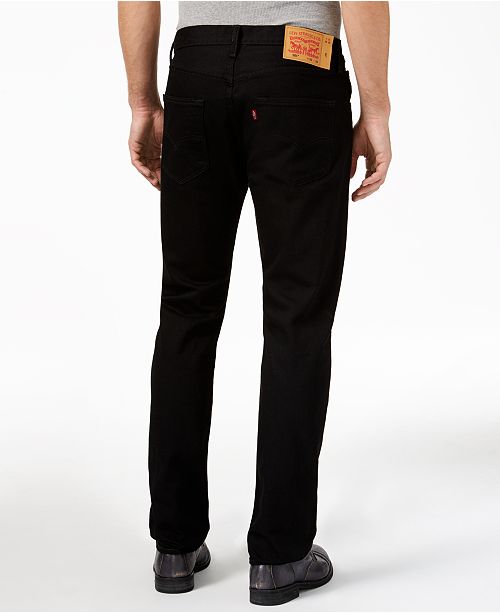 Jeans da uomo 501 con vestibilità originale nera con bottoni Jean - 00501-0660