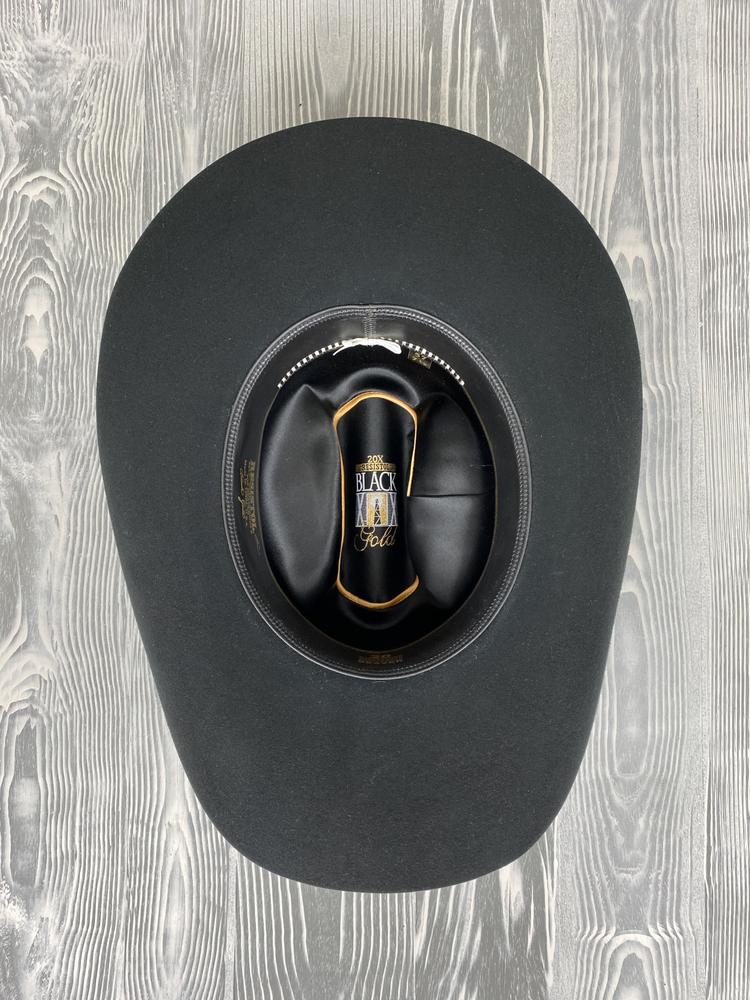 Resistol 20x black sales gold cowboy hat