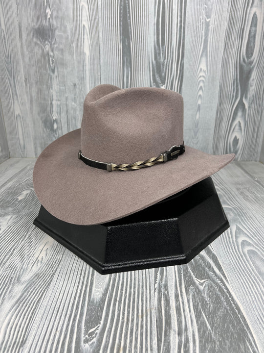 Stetson Drifter 4X Buffalo Fur Felt Hat - Stone