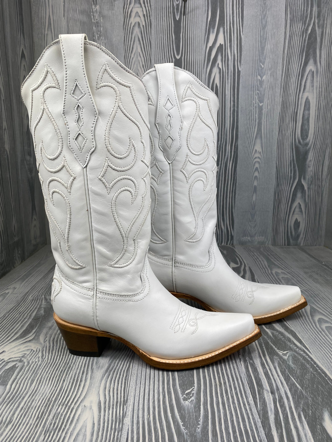 Bottes western Corral All White Cowgirl pour femmes - Z5046