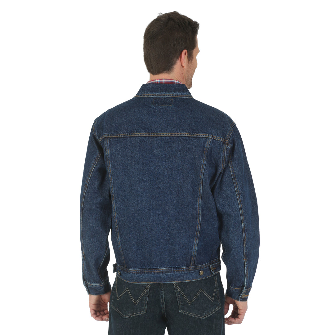 Men's Wrangler Rugged Wear Denim Jacket Antique Indigo