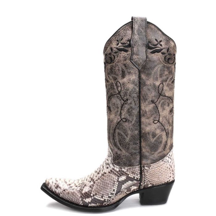 Python Skin Boots