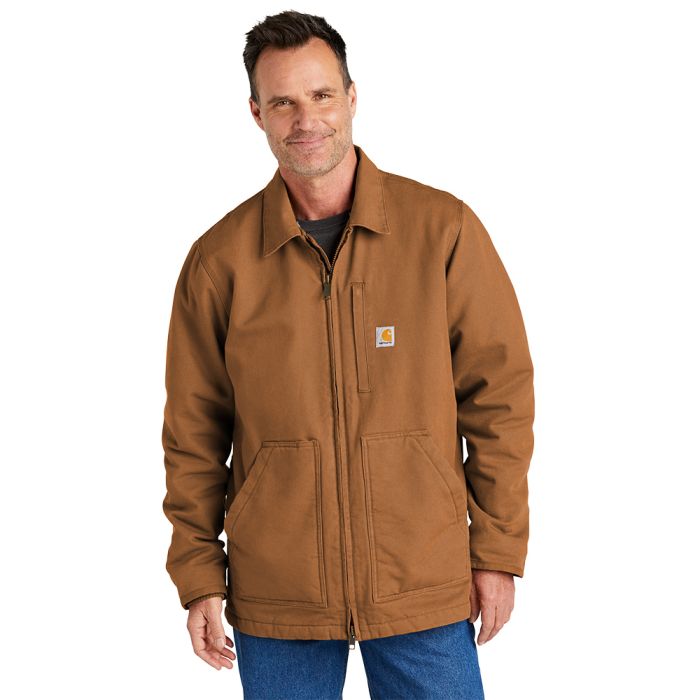 Carhartt Loose Fit Washed Duck Sherpa-Lined Coat - 104293