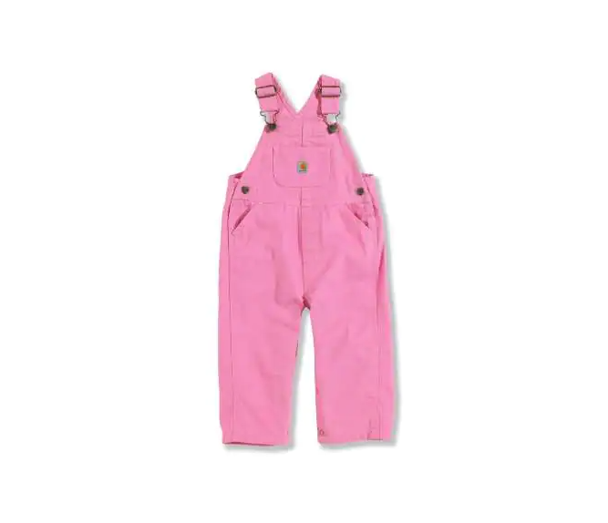 Salopette rosa in tela per bambini Carhartt - CM9626