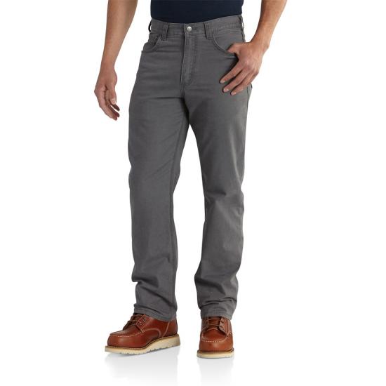 Men's Carhartt Rugged Flex® Relaxed Fit Canvas 5-Pocket Work Pant - 10