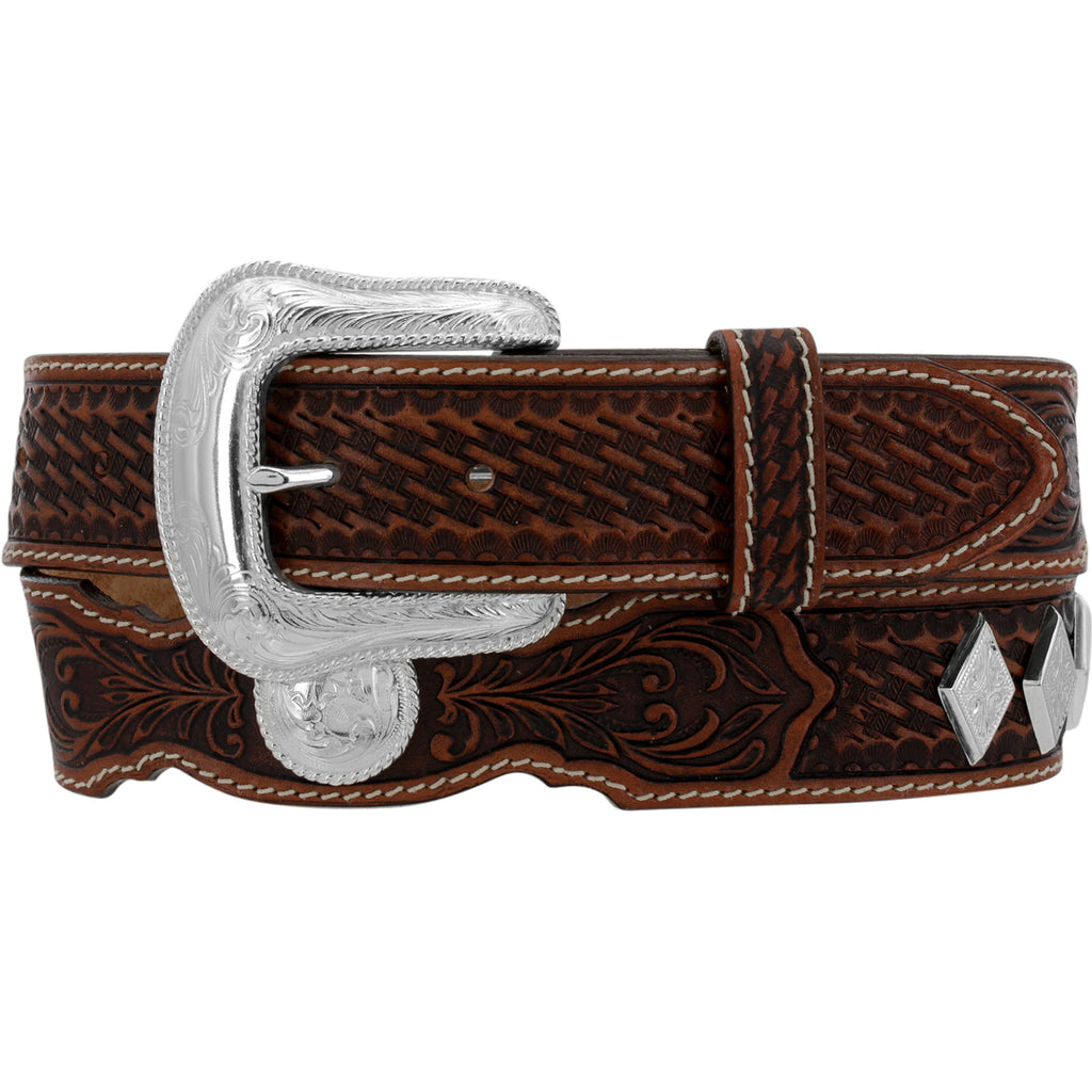 Tony Lama Silver outlets Creek Western Belt 46’